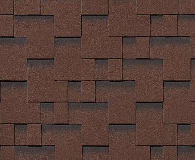 Купить Гибкая черепица Roofshield ПРЕМИУМ Модерн Коричневый с оттенением - изображение 1